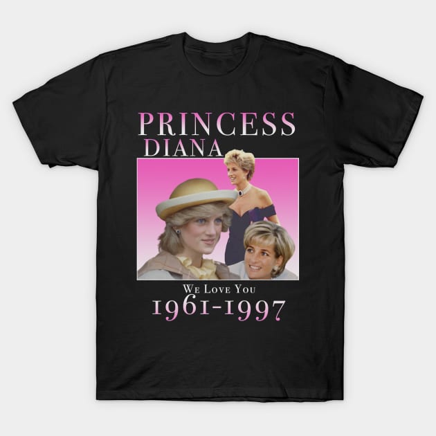 Princess Diana Her Charitable Heart And Endless Devotion T-Shirt by Quotes About Stupid People